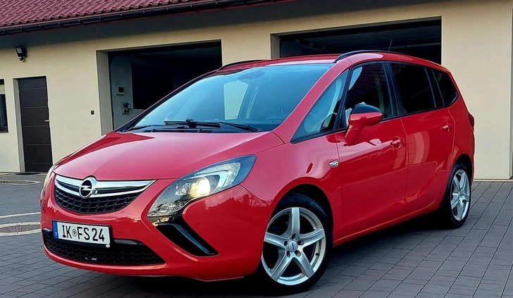 Opel Zafira cena 27500 przebieg: 204346, rok produkcji 2012 z Nisko małe 106